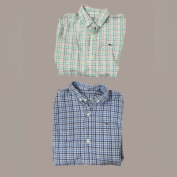 Vineyard Vines Other - Vineyard Vines Boys Small Long Sleeve Bundle of 2 Button Down Shirts